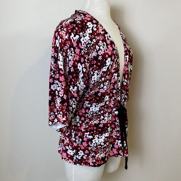 Style & Co Cardigan Sweater Floral Print Size 3X - Picture 4 of 7